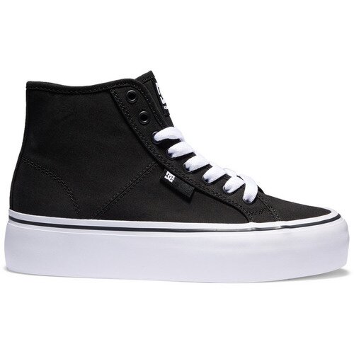 DC Shoes Pantofi sport femei Manual Hi Platform High-Top Shoes ADJS300296-BKW