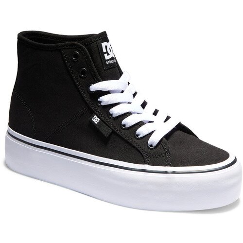 DC Shoes Pantofi sport femei Manual Hi Platform High-Top Shoes ADJS300296-BKW