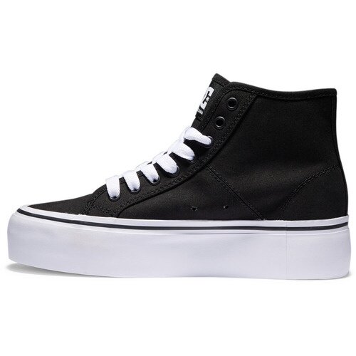 DC Shoes Pantofi sport femei Manual Hi Platform High-Top Shoes ADJS300296-BKW