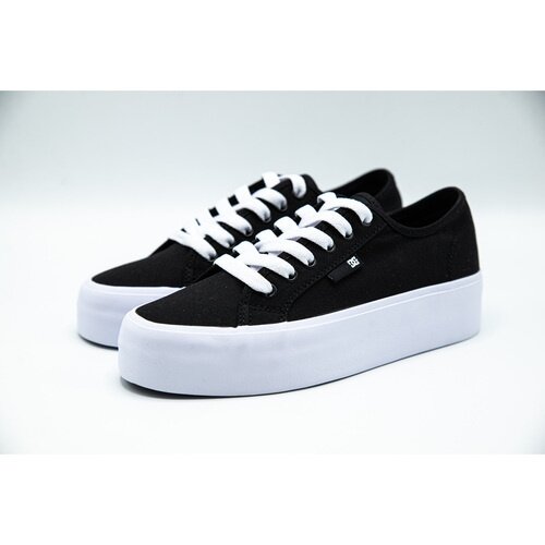 DC Shoes Tenisi femei cu platforma Manual Platform ADJS300280-BKW