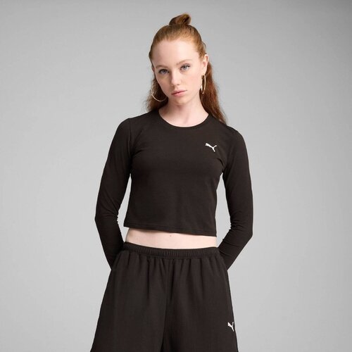 Puma Bluza femei Wardrobe Ess Longsleeve Baby Tee 62976101