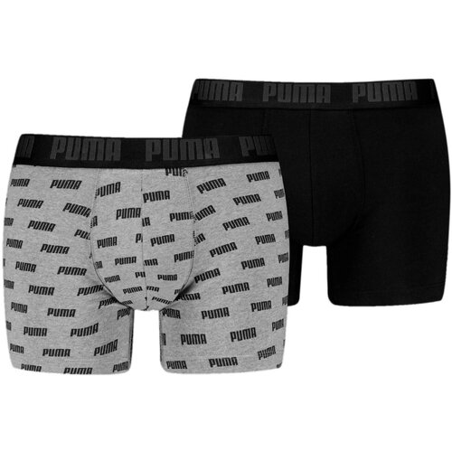 Puma Boxeri barbati Men Everyday Aop Print Boxer 2p Mid 93832402