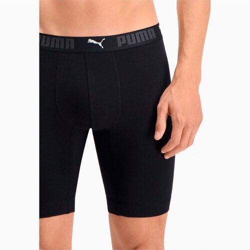 Puma Boxeri barbati Sport Cotton Long Boxer 2p Black 93552301