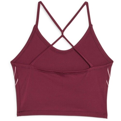 Puma Bustiera femei Studio Ultrabare Crop Top Dark Jasper 52417522