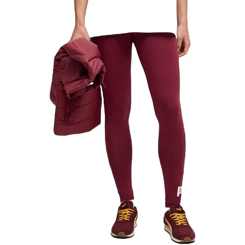 Puma Colanti femei Ess No 1 Logo Leggings s Ruby Shimmer 68242796