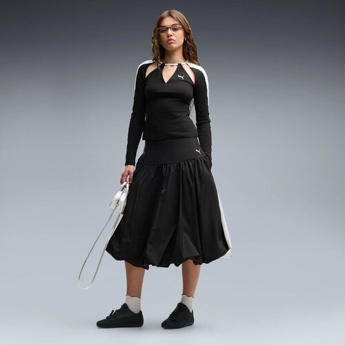 Puma Fusta femei T7 Balloon Woven Midi Skirt 63757701