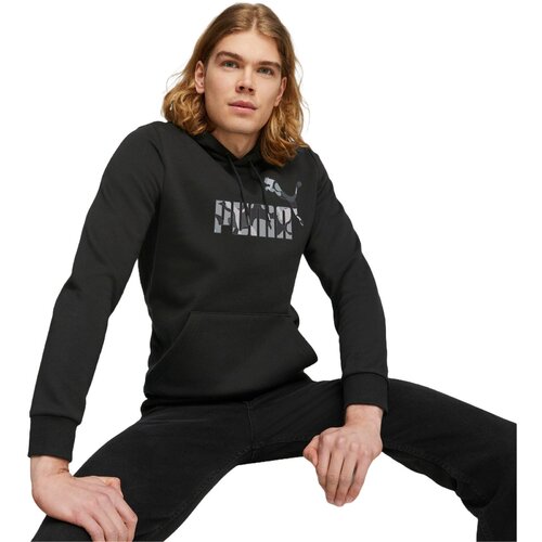 Puma Hanorac barbati Ess Camo Graphic Hoodie Fl 67594601