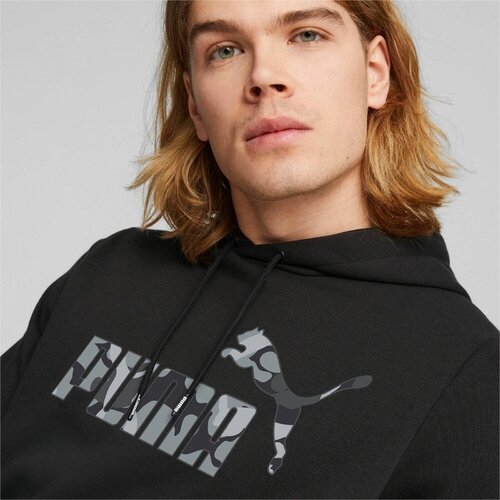 Puma Hanorac barbati Ess Camo Graphic Hoodie Fl 67594601