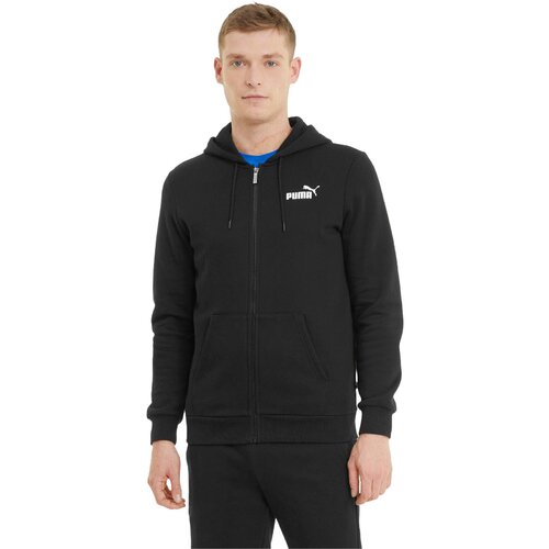 Puma Hanorac barbati Essentials Full-Zip Logo 58670201