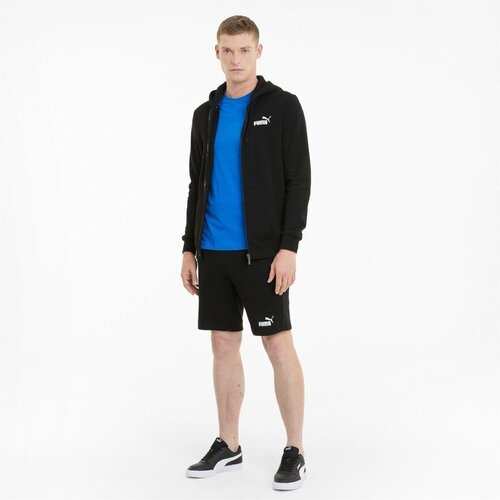 Puma Hanorac barbati Essentials Full-Zip Logo 58670201