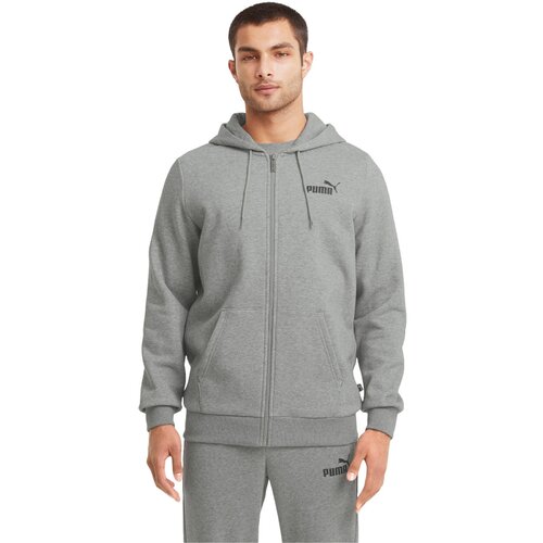 Puma Hanorac barbati Essentials Full-Zip Logo 58670203