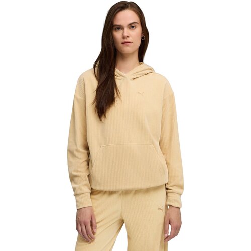Puma Hanorac femei Ess Elevated Comfort Velour Rib Hoodie 68810783