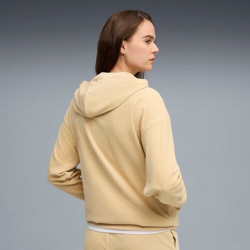 Puma Hanorac femei Ess Elevated Comfort Velour Rib Hoodie 68810783