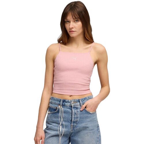 Puma Maiou femei Wardrobe Ess Ribbed Tank Top 62977126