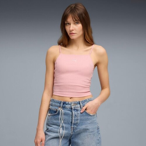 Puma Maiou femei Wardrobe Ess Ribbed Tank Top 62977126