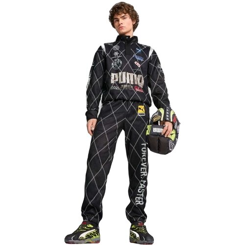 Puma Pantaloni barbati X Aap Rocky Distressed Sweat Pant 63112401