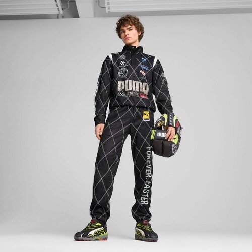 Puma Pantaloni barbati X Aap Rocky Distressed Sweat Pant 63112401