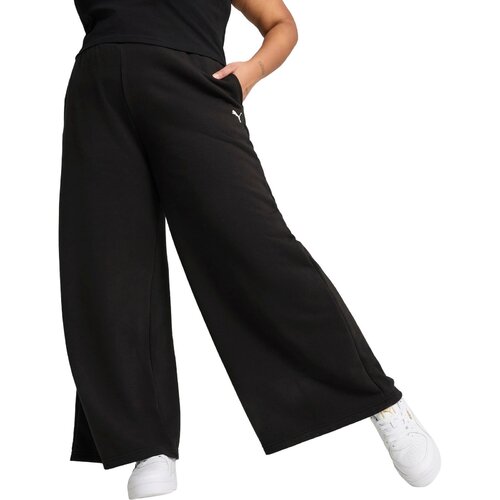 Puma Pantaloni femei Wardrobe Ess Relaxed Wide Leg Sweatpants 62975401