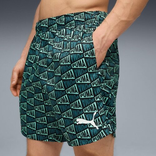 Puma Pantaloni scurti barbati Swim Men Printed Flag Mid Shorts 1p 94751701