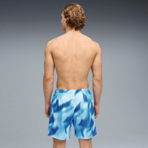 Puma Pantaloni scurti barbati Swim Men Printed Rasterized Mid Short 94751502