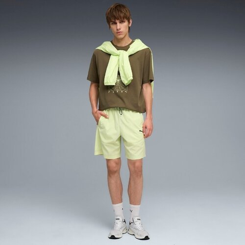 Puma Pantaloni scurti barbati tech Woven Cargo Shorts Apple Spritz 69218738