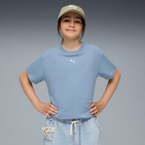 Puma Tricou copii Ess Boxy Tee G Cool Blue 68513134