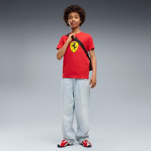 Puma Tricou copii Ferrari Kids Colored Shield Tee 63703402