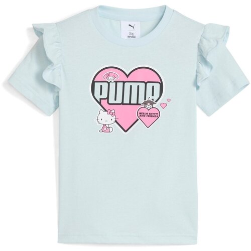 Puma Tricou copii X Hello Kitty Friends Ruffle Tee 63238647