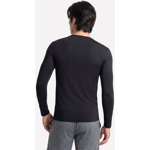 Skechers Bluza barbati GO DRI All Day Long Sleeve Tee LT115B-BLK