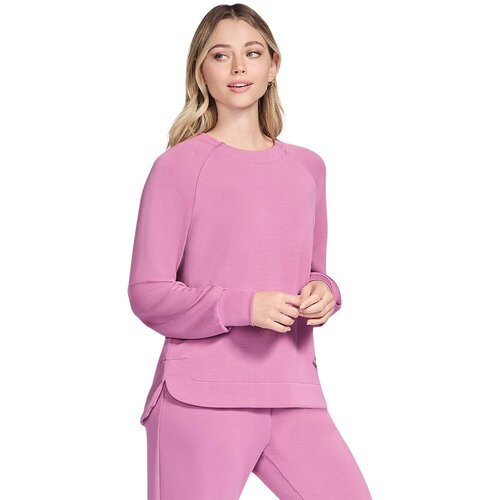 Skechers Bluza femei SKECHLUXE Elevate Crewneck LT152-ROS