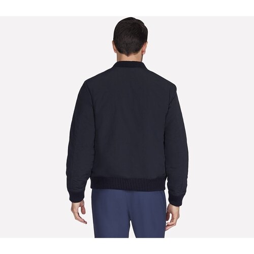 Skechers Geaca barbati Alpha Reversible Bomber JA234-BLK