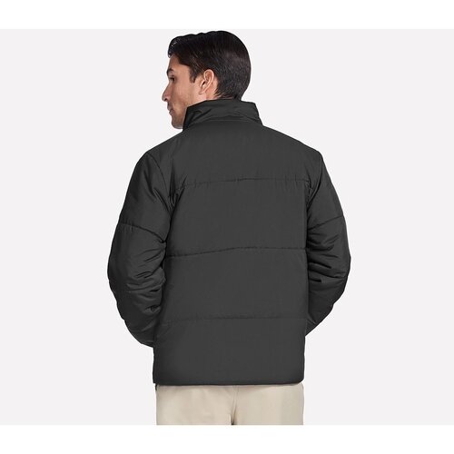 Skechers Geaca barbati GO SHIELD Cozy Fit Traverse Down Jacket JA389-BLK