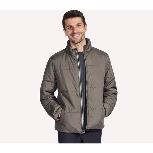 Skechers Geaca barbati GO SHIELD Cozy Fit Traverse Down Jacket JA389-BROL