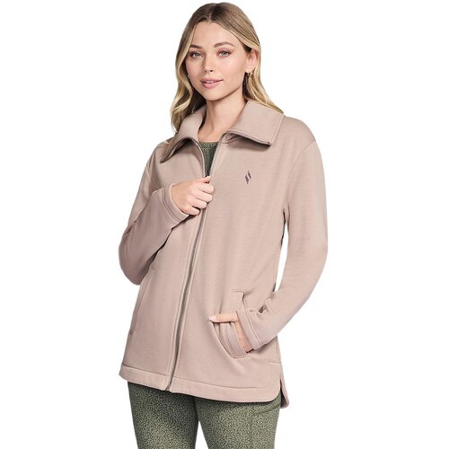 Skechers Geaca femei GO SNUGGLE Tunic Full Zip Jacket JA214-TPBR