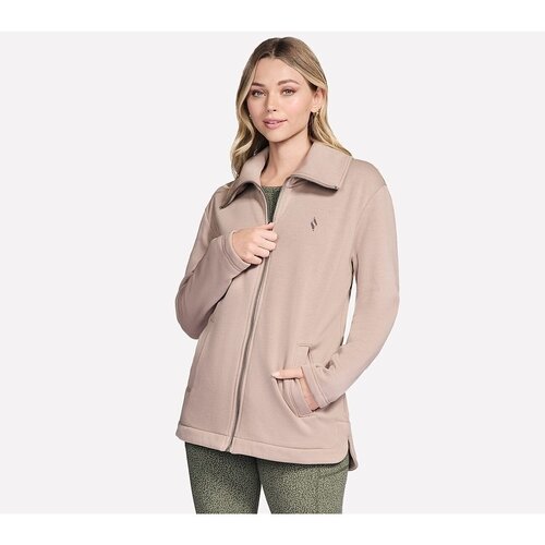 Skechers Geaca femei GO SNUGGLE Tunic Full Zip Jacket JA214-TPBR