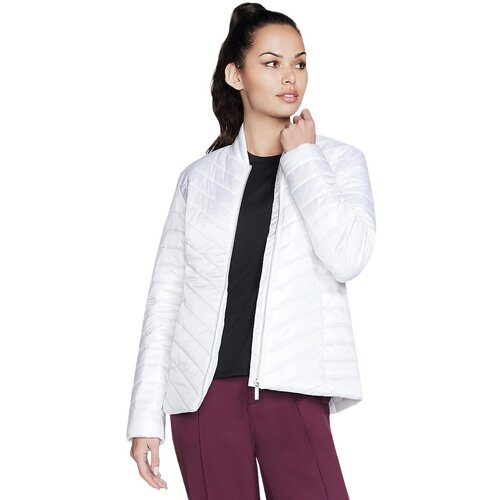 Skechers Geaca femei Goshield Shine Jacket JA150-WHT