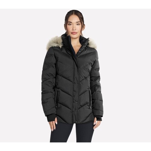 Skechers Geaca femei On-the-GO Cozy Fit Journey Parka JA375-BLK