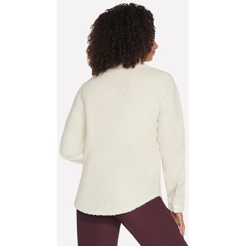 Skechers Geaca femei Sherpa Shacket JA182-CRW