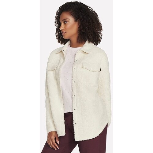Skechers Geaca femei Sherpa Shacket JA182-CRW