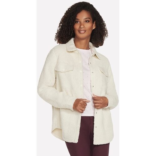 Skechers Geaca femei Sherpa Shacket JA182-CRW