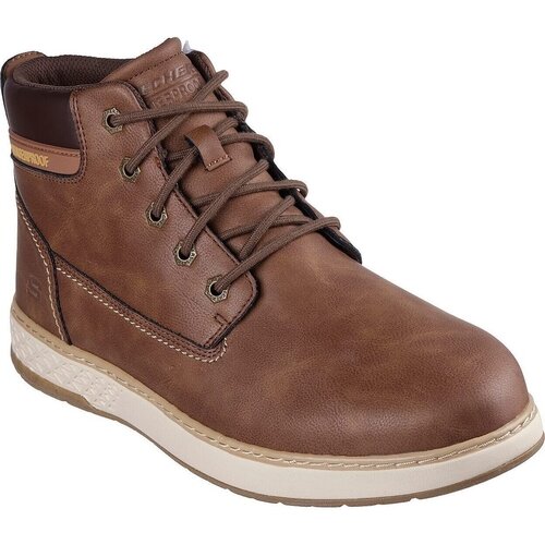 Skechers Ghete barbati Garlan - Deno 205235-BRN
