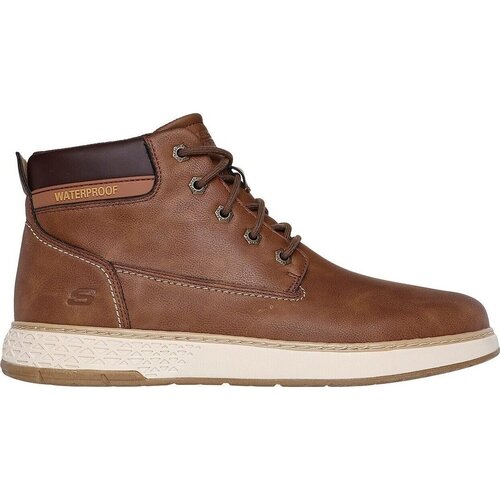 Skechers Ghete barbati Garlan - Deno 205235-BRN