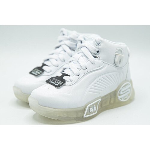 Skechers Ghete copii S-Lights Remix 310100L-WHT