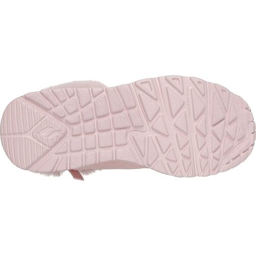 Skechers Ghete copii Uno Lite - Cozy Leopard 310362L-BLSH
