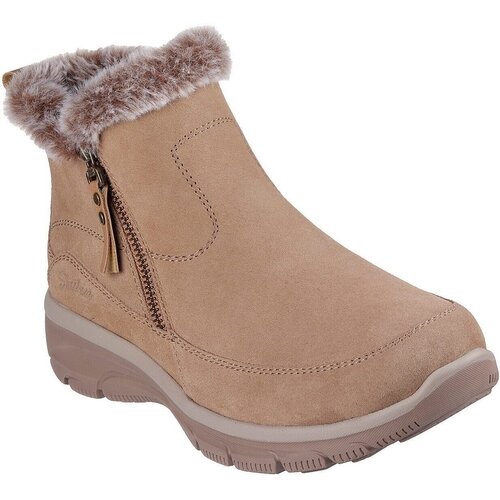 Skechers Ghete femei Easy Going - Cool Zip 167862-TAN