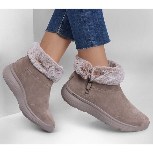 Skechers Ghete femei On-the-go Encore - Snow-cappe 144848-DKTP