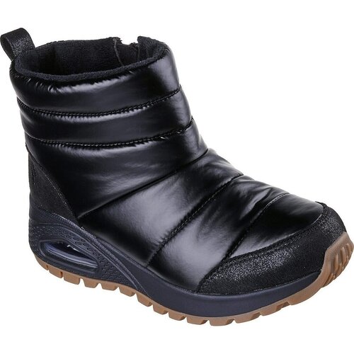 Skechers Ghete femei Uno Rugged - Puffer Daze 168127-BBK
