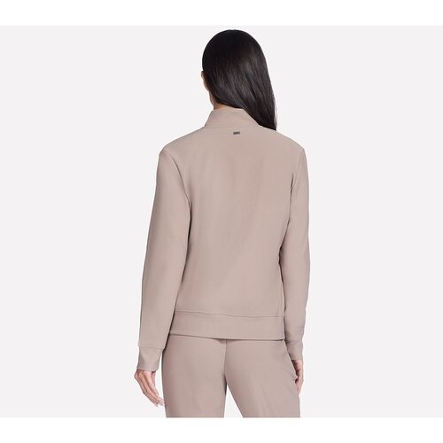 Skechers Jacheta femei GO Luxe Rib Everyday Full Zip Jacket JA293-TPBR