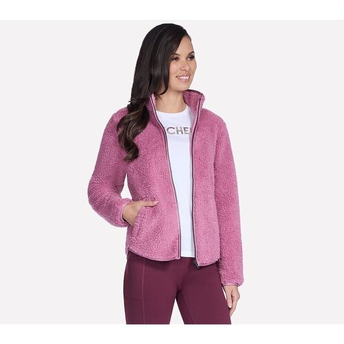 Skechers Jacheta femei Skech-Sherpa Jacket JA218-ROS