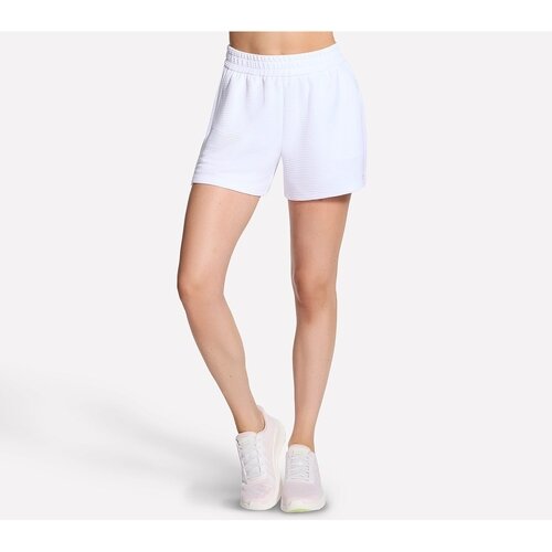 Skechers Pantaloni scurti femei GO WALK Everywhere 4 Inch Slip-in Short SH195-WHT
